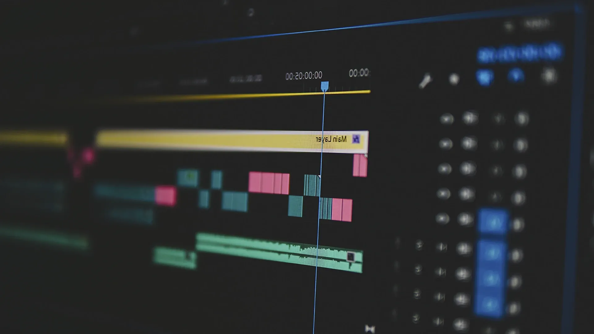  Detalle de un programa de edición de audio.