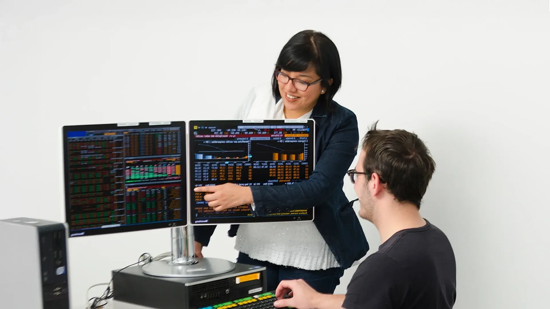 Estudiantes del departamento de Economía en la IBERO.