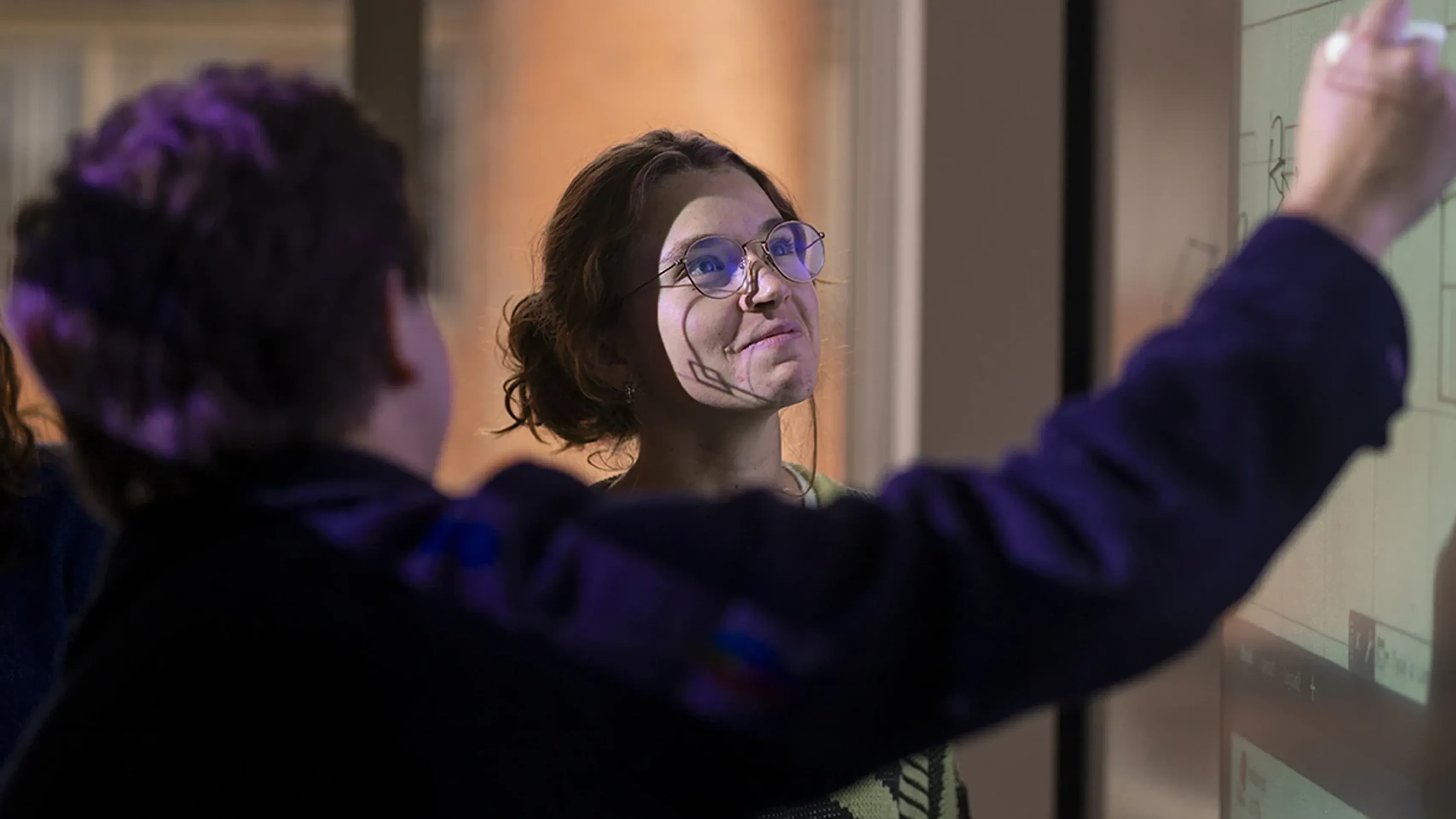 Estudiantes del departamento de Educación en la IBERO.